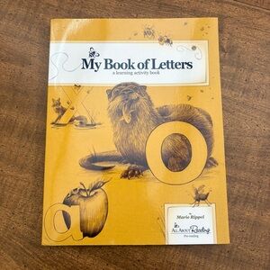 All About Reading My Book Of Letters Pre-Reading Learning activity book Cl